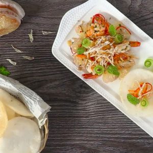 Gỏi bưởi khô mực