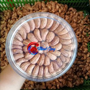 Hộp hạt điều vỏ lụa rang muối 500g