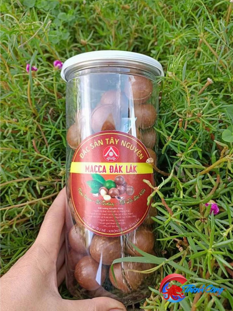 Hạt mắc-ca sấy Đaklak hộp 500g